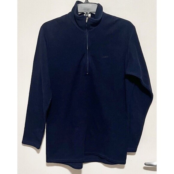 Patagonia Pullover Mens Medium Blue Fleece 1/4 Zip Sweater Capilene Baselayer - Picture 1 of 4